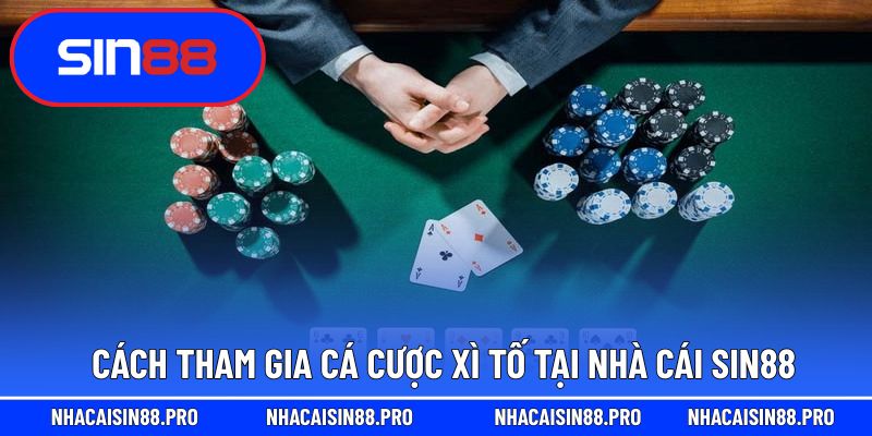 Cách tham gia cá cược xì tố tại nhà cái Sin88
